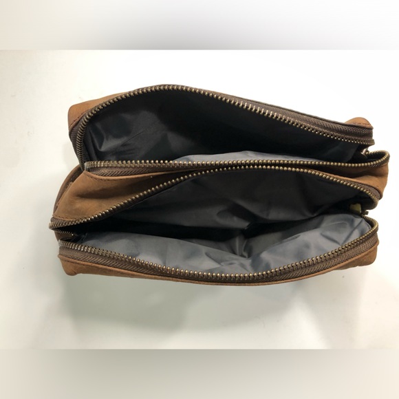 Leather Toiletry Bag - Picture 2 of 6